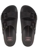 Tamanco Moleca Feminino Flat Rasteira Glitter 5436.401