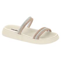 Tamanco Moleca Papete Strass 5469.135 Off White