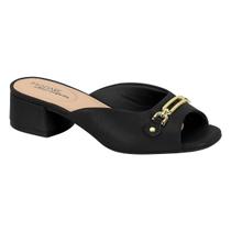 Tamanco Mule PeepToe Feminino Modare Slide Saltinho Bloco