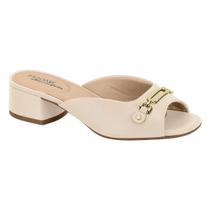 Tamanco Mule PeepToe Feminino Modare Slide Saltinho Bloco