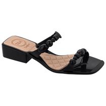 Tamanco ortopedico terra e água feminino salto bloco esporão