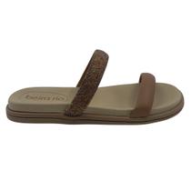 Tamanco Papete com Strass Beira Rio Nude 8488122 - Camel 40 Tamanco Papete com Strass Beira Rio Nude 8488122 - Camel 40