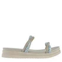 Tamanco Papete Mississipi Feminino Tiras Strass Glitter