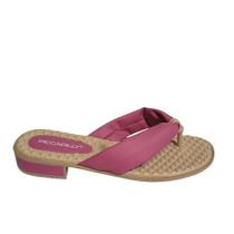 Tamanco Picadilly Feminino Blush Hortela Preto Rosa Ref:590012