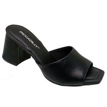 Tamanco Piccadilly 626025-8 Feminino - Preto