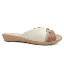 Tamanco Piccadilly Rasteira Conforto 500348 Off White