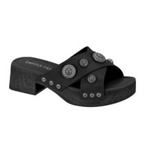 Tamanco Plataforma Beira Rio Slide Tiras Cruzadas Pedraria Tamanco Plataforma Beira Rio Slide Tiras Cruzadas Pedraria