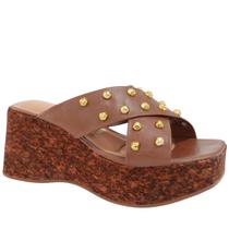 Tamanco Plataforma com Tachas Vizzano 6559102 Tamanco Plataforma com Tachas Vizzano 6559102