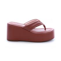 Tamanco Plataforma de Dedo Sofia Caramelo Tamanco Plataforma de Dedo Sofia Caramelo