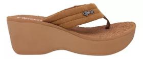 Tamanco Plataforma Dijean 3276- Marrom/Nude