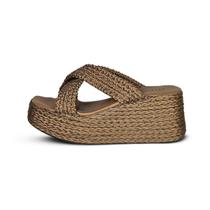 Tamanco Plataforma Feminino Marrom - Luana