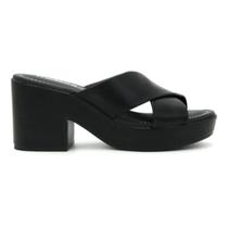 Tamanco Plataforma Feminino Moleca Original com Tiras Cruzadas