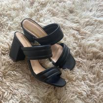 Tamanco Preto em Tiras