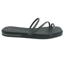 Tamanco Ramarim Flatform com Strass Preto 249202