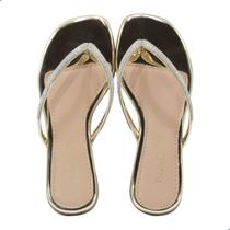 Tamanco Rasteira Feminina Nadri 805 Ouro Light Tamanco Rasteira Feminina Nadri 805 Ouro Light