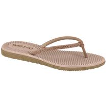 Tamanco Rasteira Feminina Strass Tiras Brilhantes Beira Rio 8395.325.24698 Nude N 38