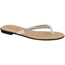Tamanco Rasteira Feminina Strass Tiras Brilhantes Beira Rio 8434.305.26890