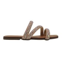 Tamanco Rasteira Melshoes Feminino Com Brilhos Tamanco Rasteira Melshoes Feminino Com Brilhos