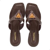 Tamanco Rasteiro Mississipi Mf322.0002 Marrom