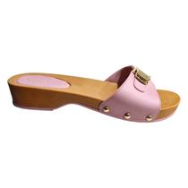 Tamanco Retrô Anos 70 Miss Miss salto baixo Moda Francesinha Tamanco Retrô Anos 70 Miss Miss salto baixo Moda Francesinha