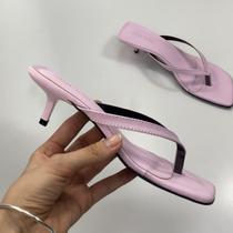 Tamanco Rosa Bebê De Dedo Flip Flop Riviera