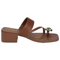 Tamanco Salto Bloco Tabita Couro 10864917