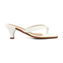 Tamanco Sandália Feminina de Dedo Salto Baixo Confortável Leve e Macio para o Dia a Dia