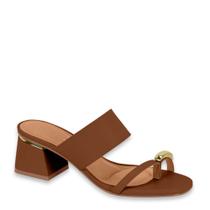 Tamanco Sandália Feminino Vizzano Salto Baixo Grosso 6428148