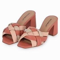 Tamanco Sandalia Salto Bloco Piccadilly Original Conforto Tamanco Sandalia Salto Bloco Piccadilly Original Conforto