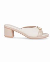 Tamanco slide feminino salto bloco baixo joanete piccadilly 566057