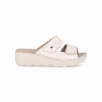 Tamanco Spa Anabela Médio Off White