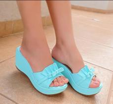 Tamanco Tamanho 36 cor azul dália Tamanco Tamanho 36 cor azul dália