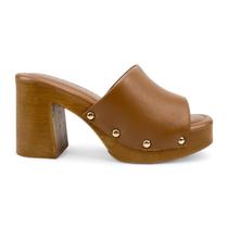 Tamanco Tchocco Plataforma Salto Grosso Casual
