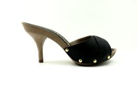 Tamanco Tchocco Solado Amadeirado Tradicional Salto Fino Feminino Adulto Ref 56607