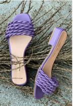 Tamanco tegan flat lilas tam 36 Tamanco tegan flat lilas tam 36