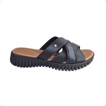 Tamanco Usaflex Couro Ortopedico casual conforrtavel UC2100