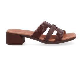 Tamanco usaflex maxi tresse em couro - an27009003 Tamanco usaflex maxi tresse em couro - an27009003