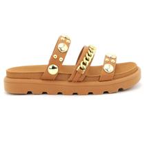 Tamanco Vizzano 6510.102 Papete Flat Baixa Fivela Casual