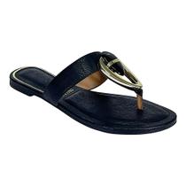 Tamanco Vizzano Flat Dedo 6528.111 Preto Tamanco Vizzano Flat Dedo 6528.111 Preto