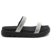 Tamanco Vizzano Flatform Tiras Brilho Feminino 6459110