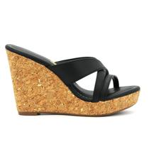 Tamanco Vizzano Original Salto Alto Anabela Feminino 2135