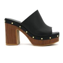 Tamanco Vizzano Original Salto Alto Meia Pata Feminino 205