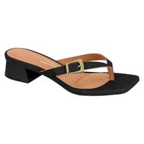 Tamanco Vizzano preto Feminino Casual Salto baixo Grosso