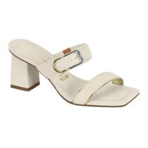 Tamanco Vizzano Salto Grosso Com Fivela Metalizada Super Elegante e Confortável Fem 6455.132 (65654)