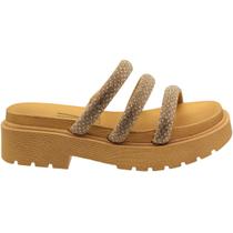 Tamanco Vizzano Tiras London Strass Feminino