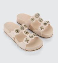 Tamanco Zaxy Charms Feminina Off White Médio Tamanco Zaxy Charms Feminina Off White Médio