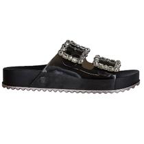 Tamanco zaxy fivela glam transparênte 18605 Tamanco zaxy fivela glam transparênte 18605