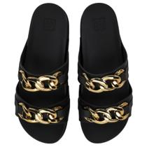 Tamanco Zaxy Slide Tratorado Adulto Feminino Corrente Papete