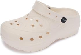 Tamancos e mules WHITIN femininos, bico fechado de verão, bege 41