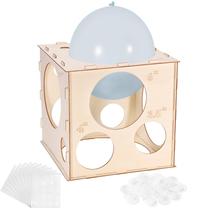 Tamanho de balão de madeira Pllieay 14 furos de 1-10 polegadas com pontos de cola Tamanho de balão de madeira Pllieay 14 furos de 1-10 polegadas com pontos de cola